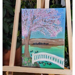 LAK-1 Nature lack with mountains Signed By "CANNOOVA"